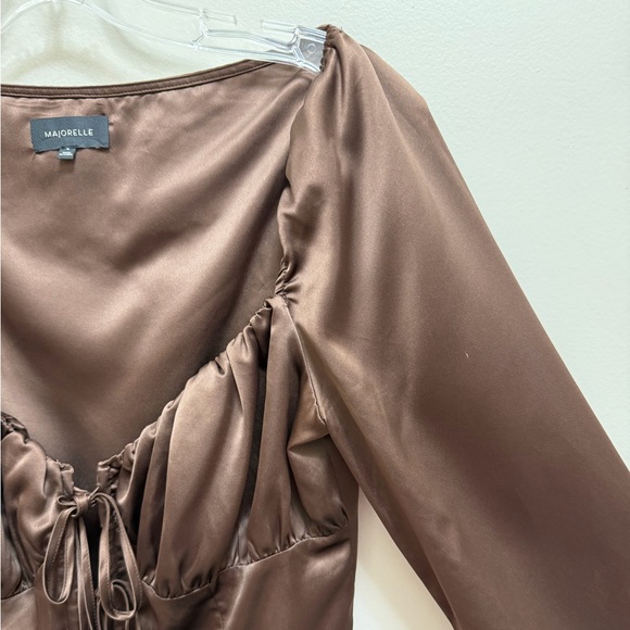 Majorelle Waldorf Top in Chocolate Brown Size M - Picture 5 of 8